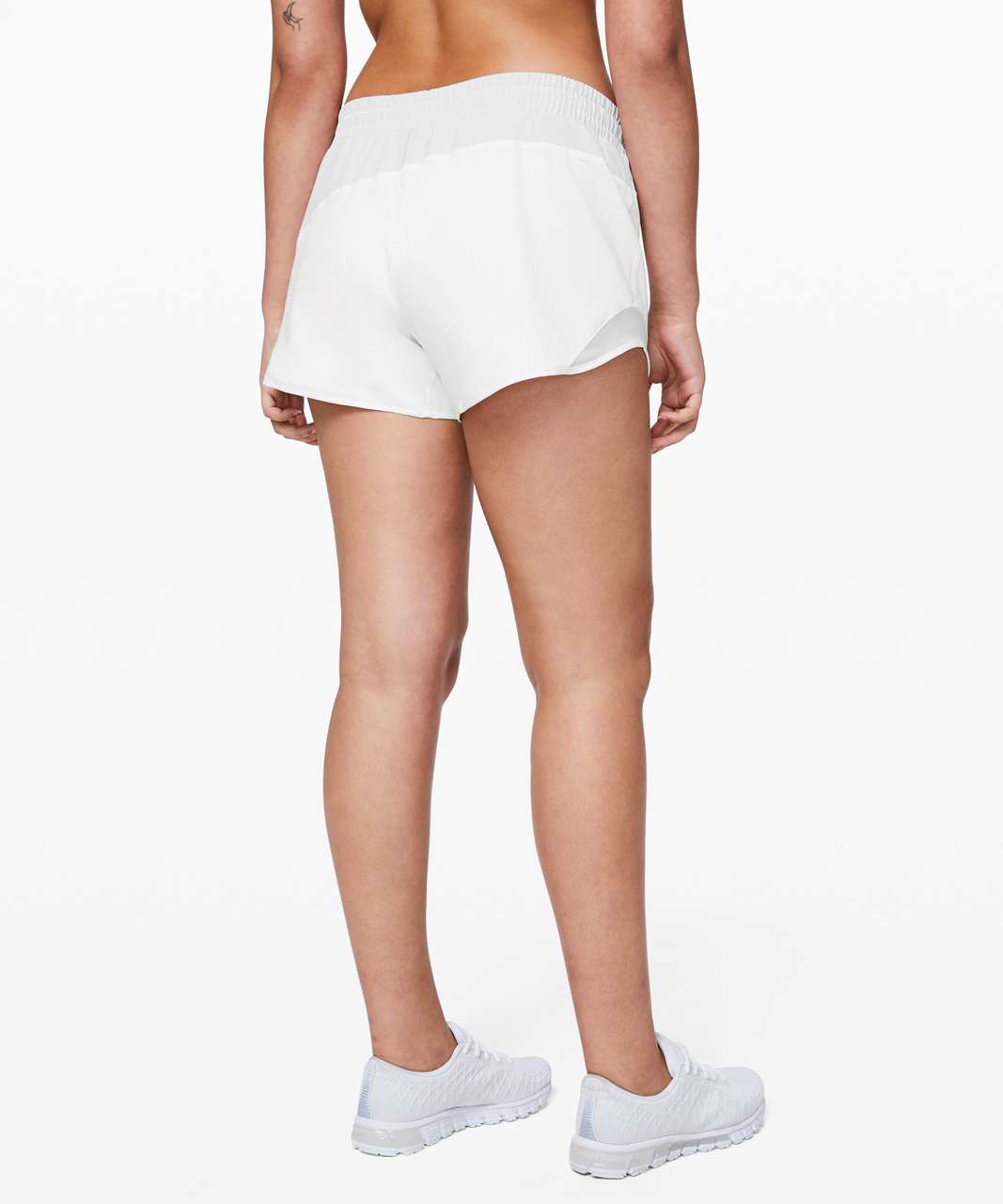 Lululemon Hotty Hot Short *Asym - Light Chrome / White / White