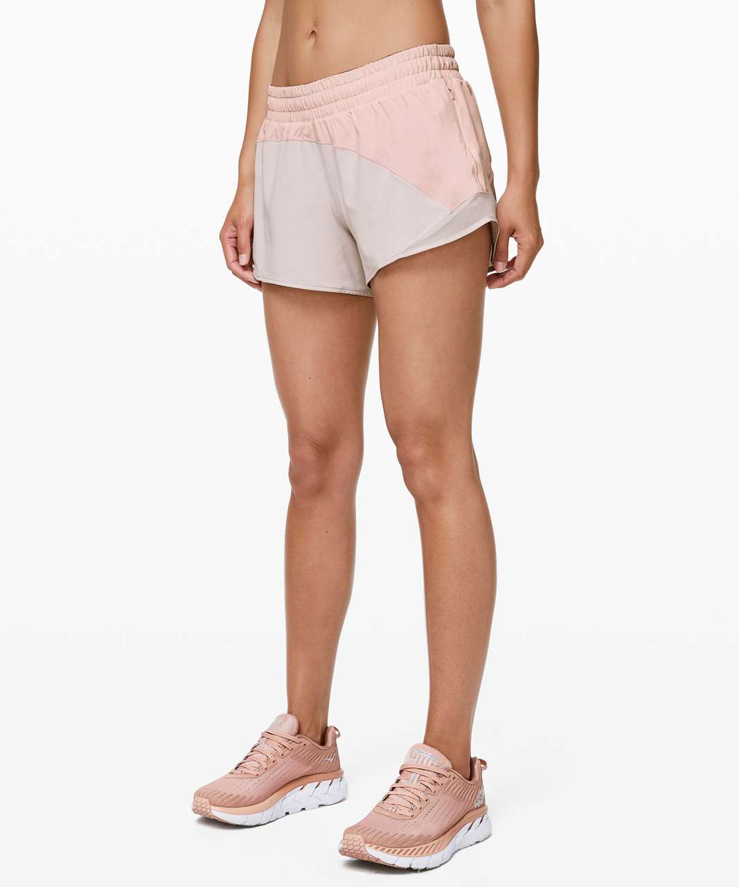 light pink lululemon shorts