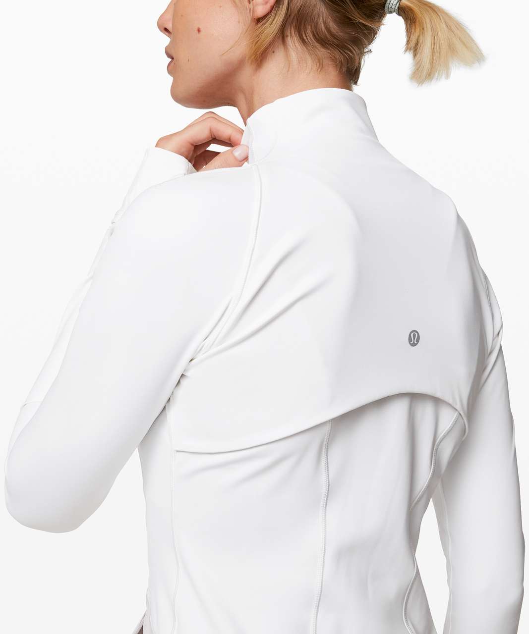 Lululemon Define Jacket *Asym - White / Light Chrome