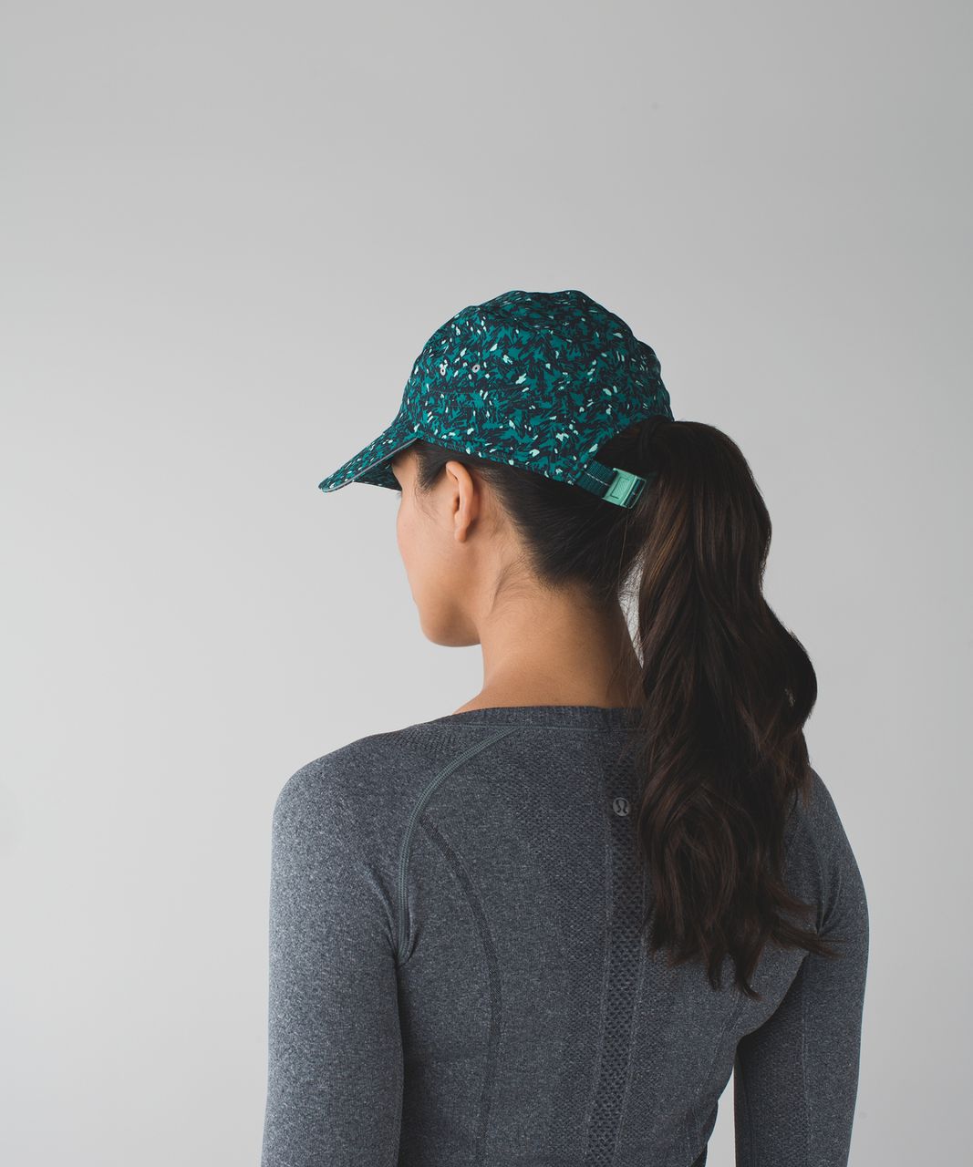 Lululemon Race To Place Run Hat 2.0 - Mountain Peaks Black Forage Teal