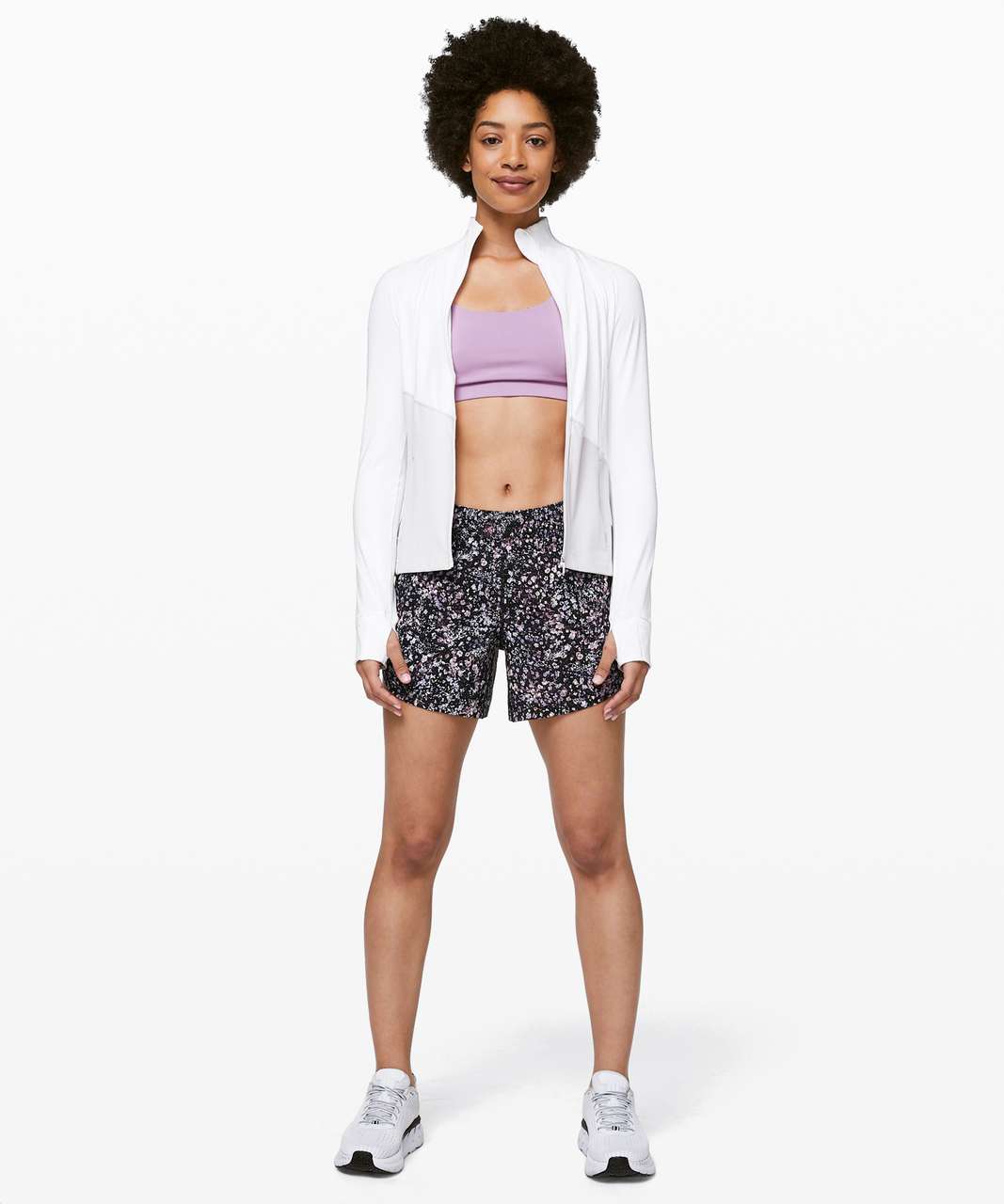 Lululemon Track That Short *5" - Floral Spritz Multi - lulu fanatics