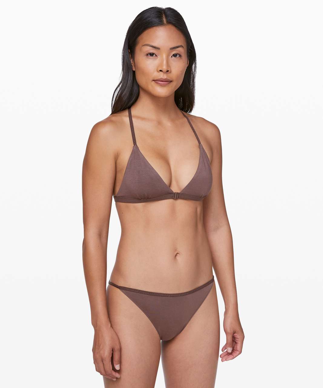 Lululemon Simply There Triangle Bralette - Cherry Cola