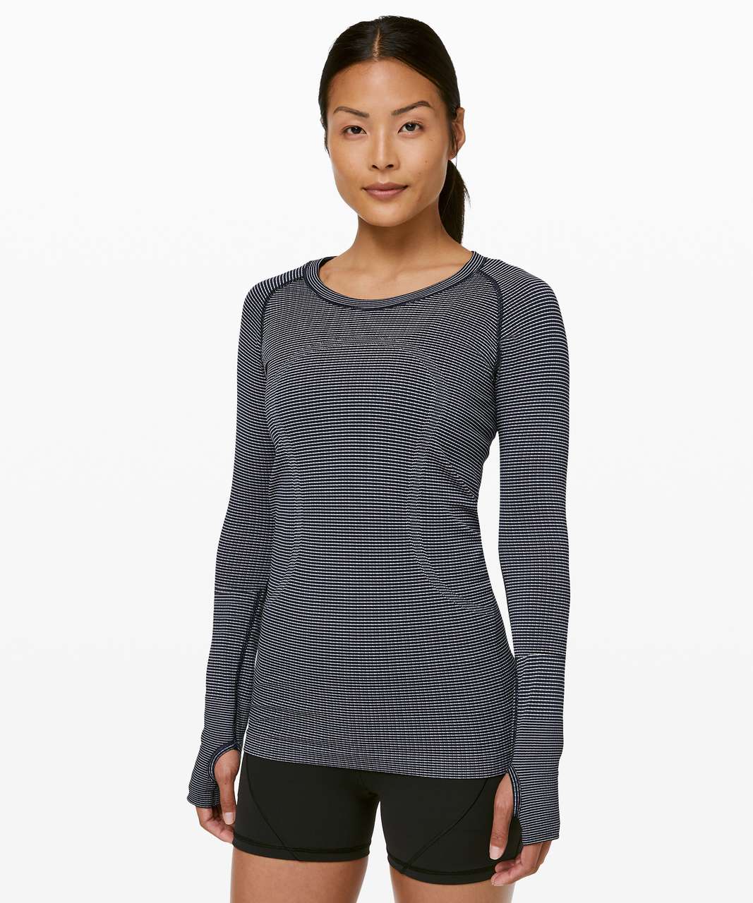 Lululemon Swiftly Tech Long Sleeve 2.0 - Ink Blue / True Navy - lulu  fanatics