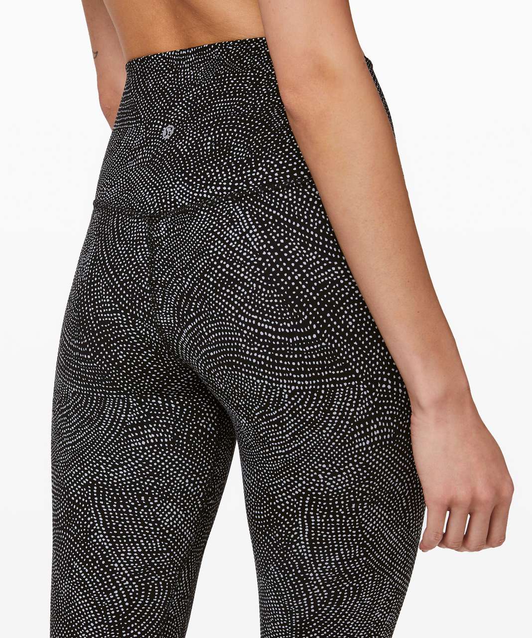 Lululemon Align Crop *21" - Free Spirit Ice Grey Black