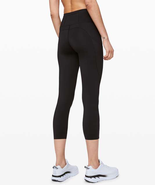 Lululemon Fast and Free Reflective High-Rise Crop 23 Pockets