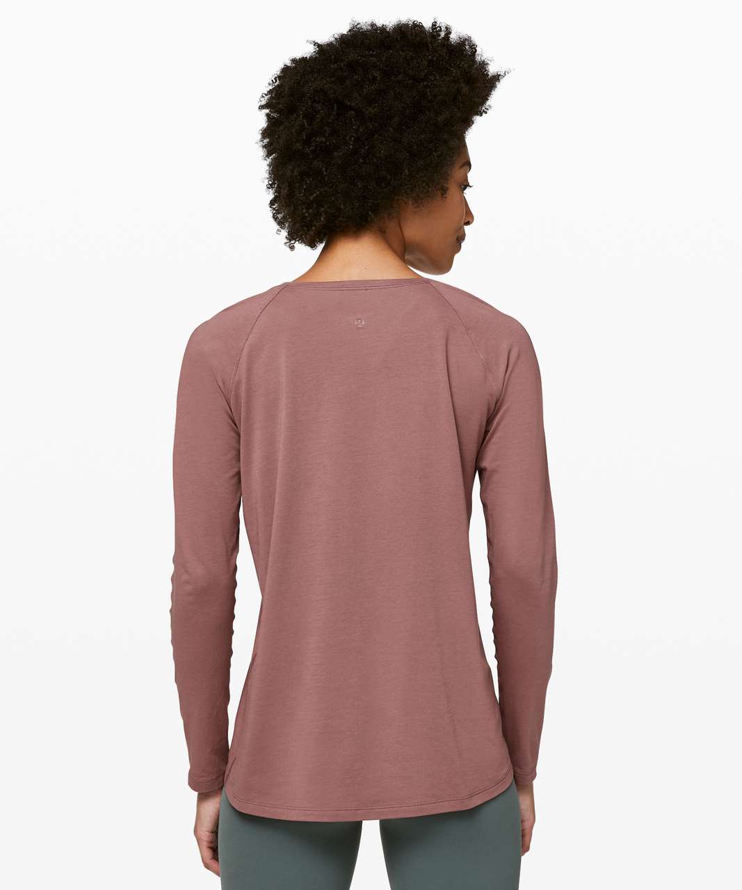 Lululemon Emerald Long Sleeve - Red Dust