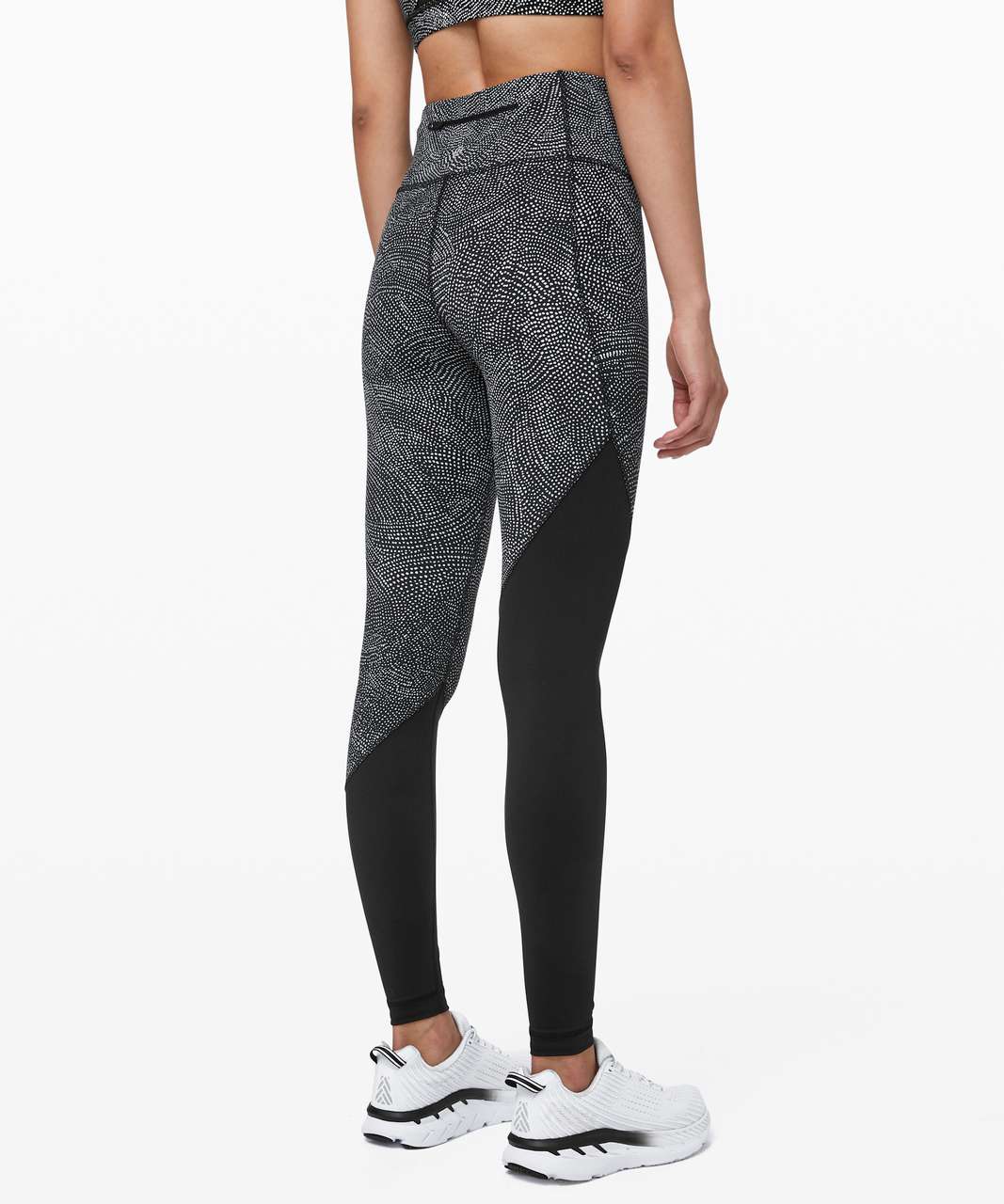 Lululemon Speed Wunder Tight *Asym - Free Spirit Ice Grey Black