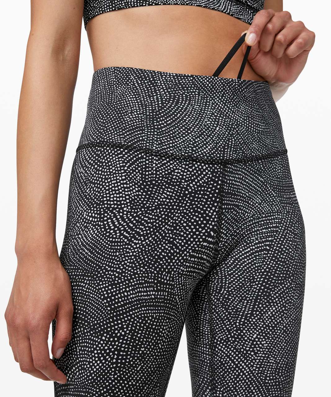 Lululemon Speed Wunder Tight *Asym - Free Spirit Ice Grey Black