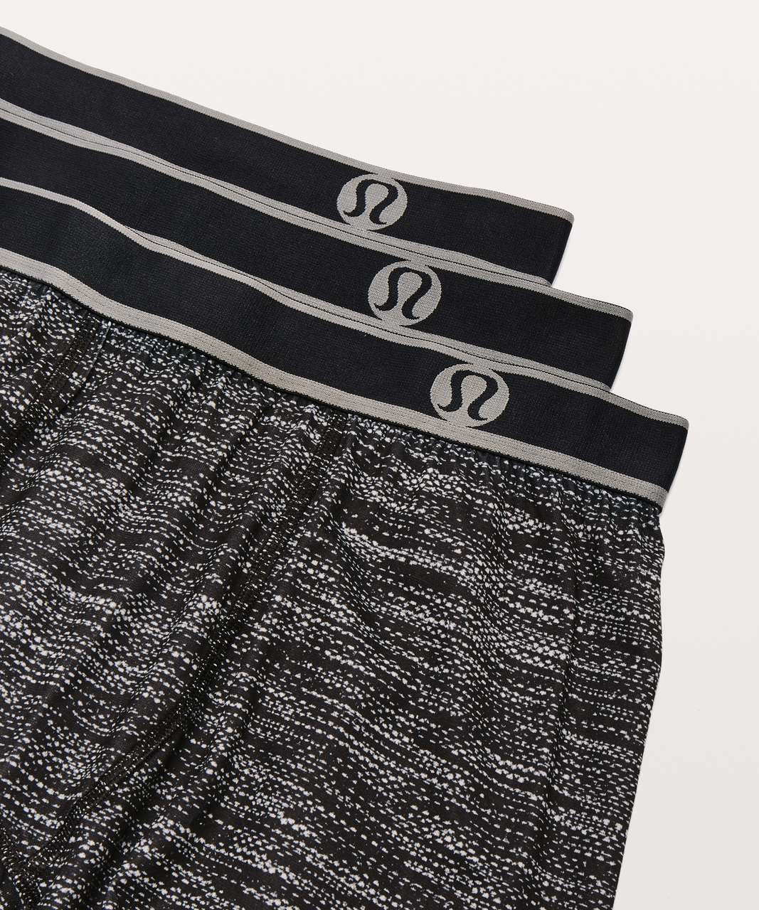 Lululemon Game On Boxer Brief *3 Pack 7.5" - All Court Texture White Black / All Court Texture White Black / All Court Texture White Black