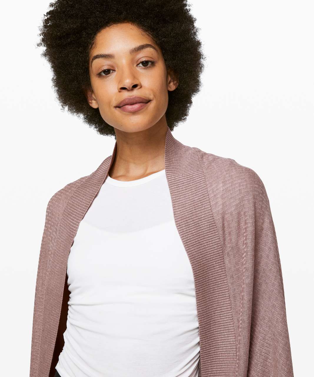 Lululemon Stillness Wrap - Heathered Red Dust