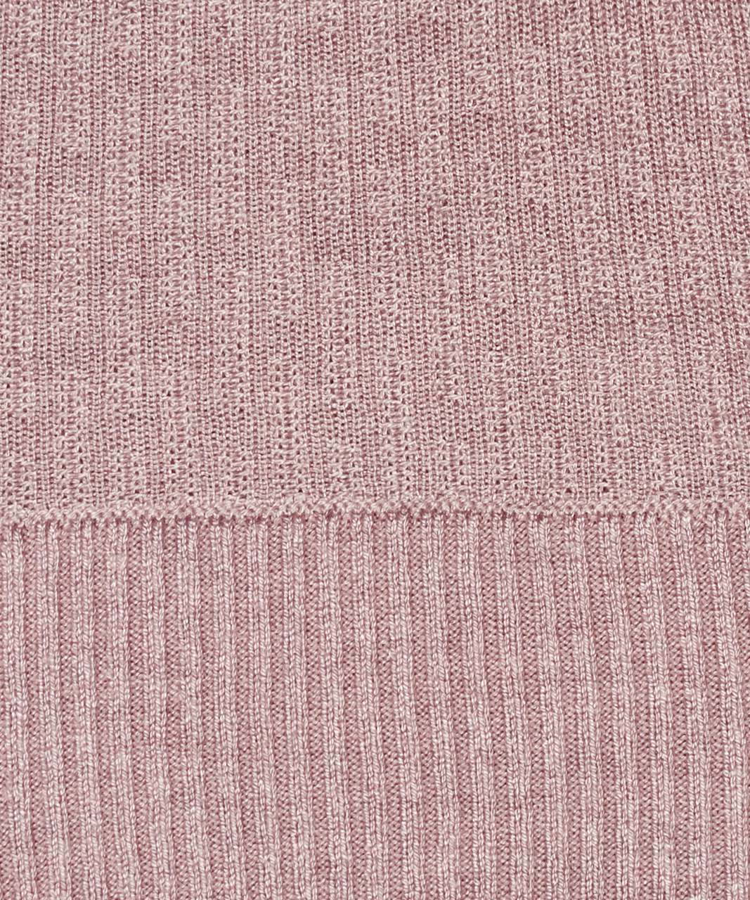 Lululemon Stillness Wrap - Heathered Red Dust