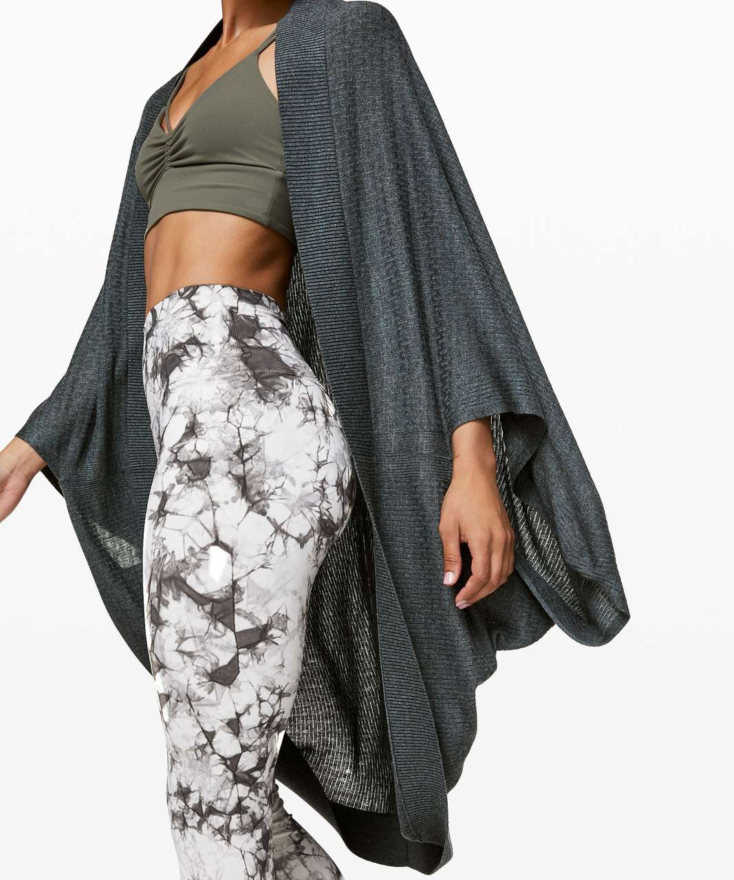 Lululemon Stillness Wrap - Heathered Nightcap