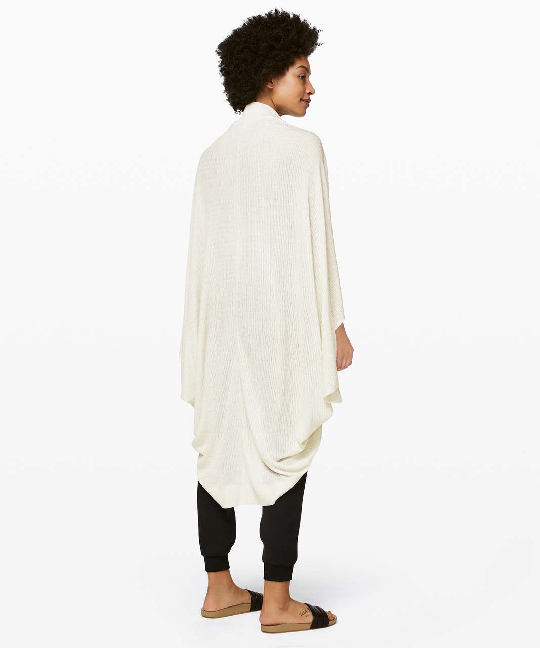 Lululemon Stillness Wrap - Heathered Light Ivory