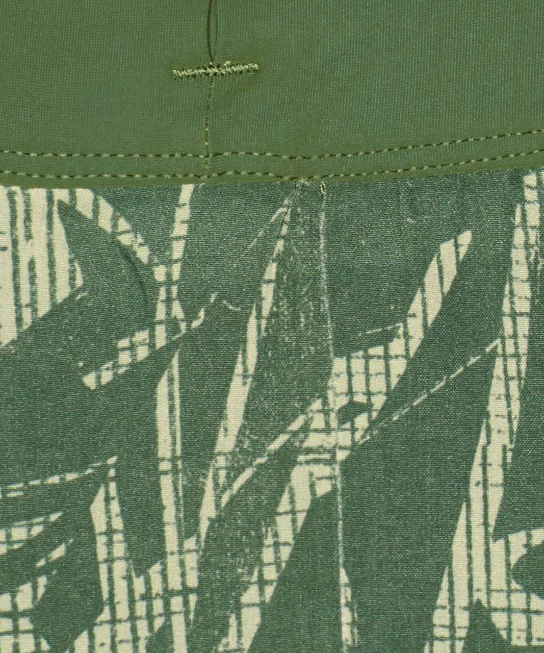 Lululemon T.H.E. Short 9" *Reversible - Hot House Loden Green Multi / Grid Lines Asphalt Grey Fawn