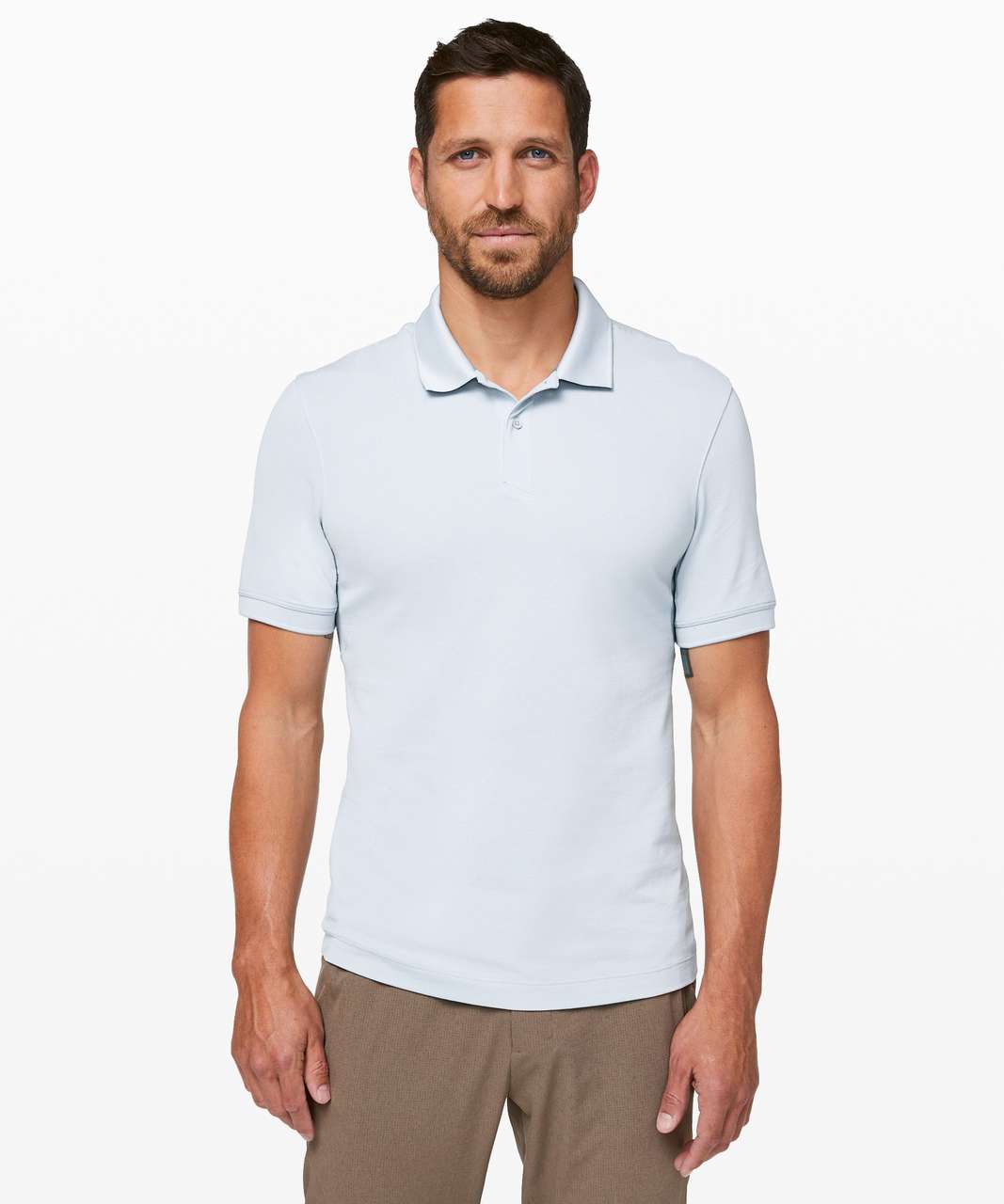 Lululemon Tech Pique Polo - Dawn Blue - lulu fanatics