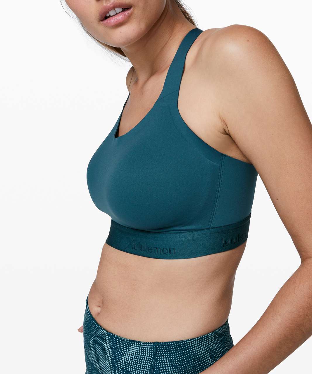 Lululemon Dark Teal fine form wireless Bra 36DD  High neck bikinis, Wireless  bra, Clothes design