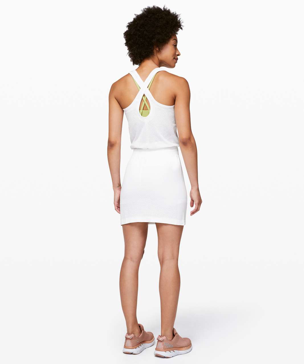 Lululemon Flex On Court Dress - White / White - lulu fanatics