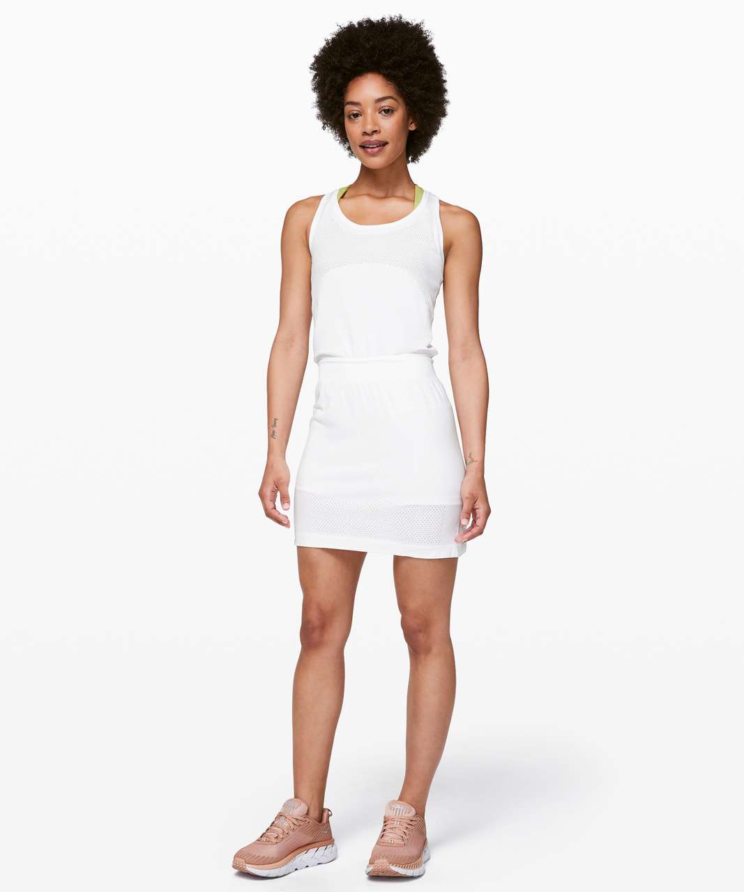 Lululemon Flex On Court Dress - White / White - lulu fanatics