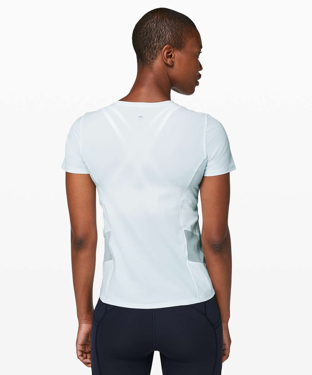 Lululemon Cross Court Play Short Sleeve - Almost Blue