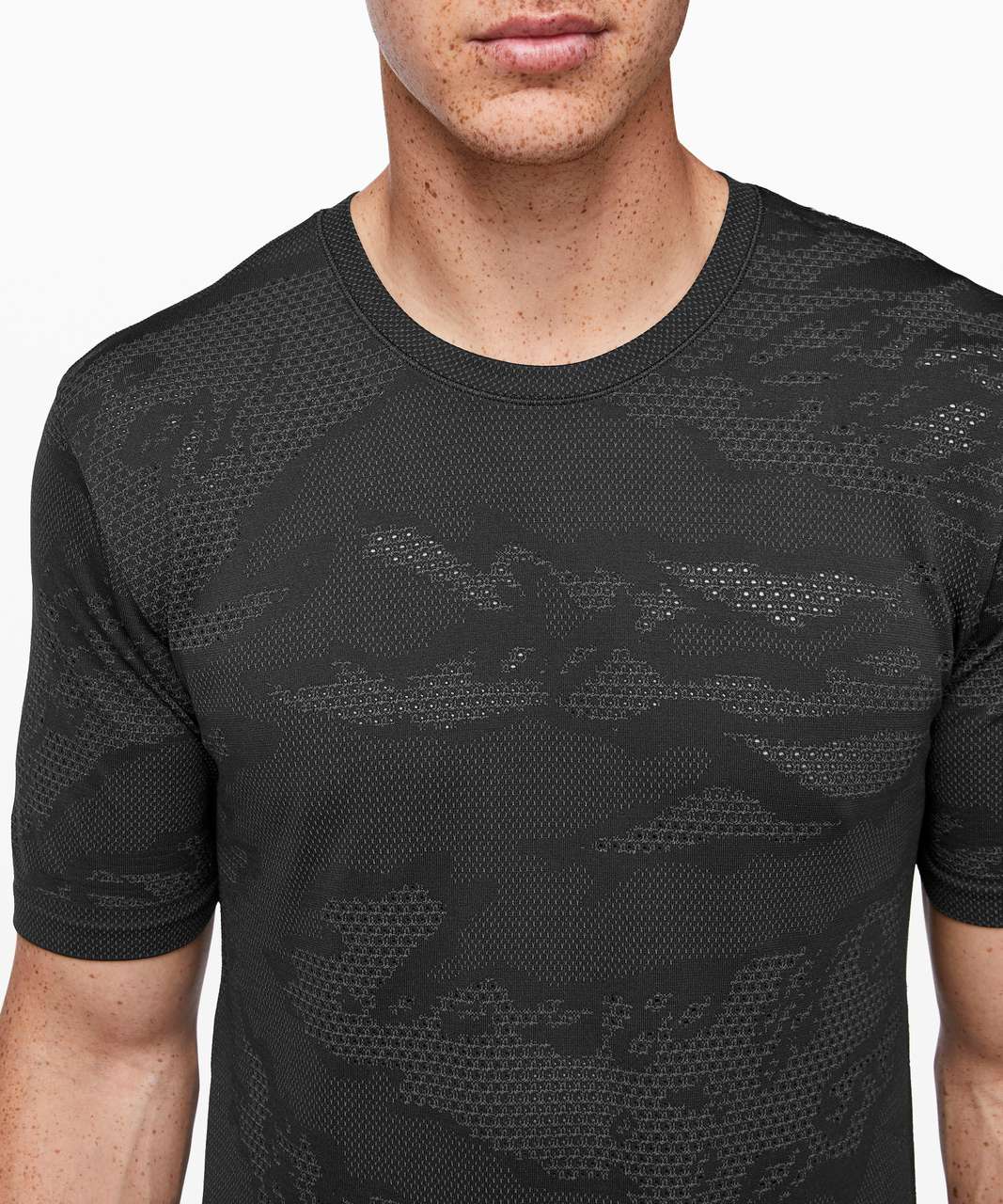 Lululemon Metal Vent Breathe Short Sleeve - Asphalt Grey / Obsidian