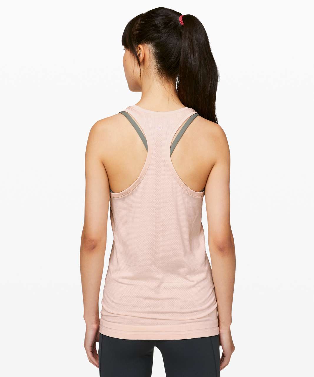 Lululemon Swiftly Speed Racerback - Butter Pink / White / Pink