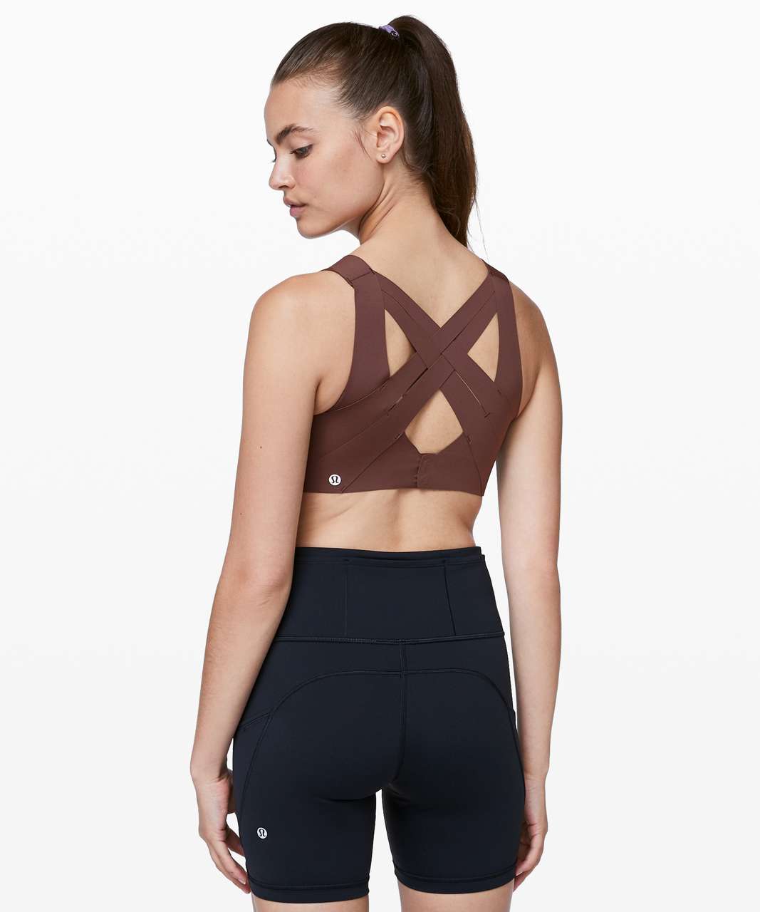 Lululemon Enlite Bra Weave - Dark Olive - lulu fanatics