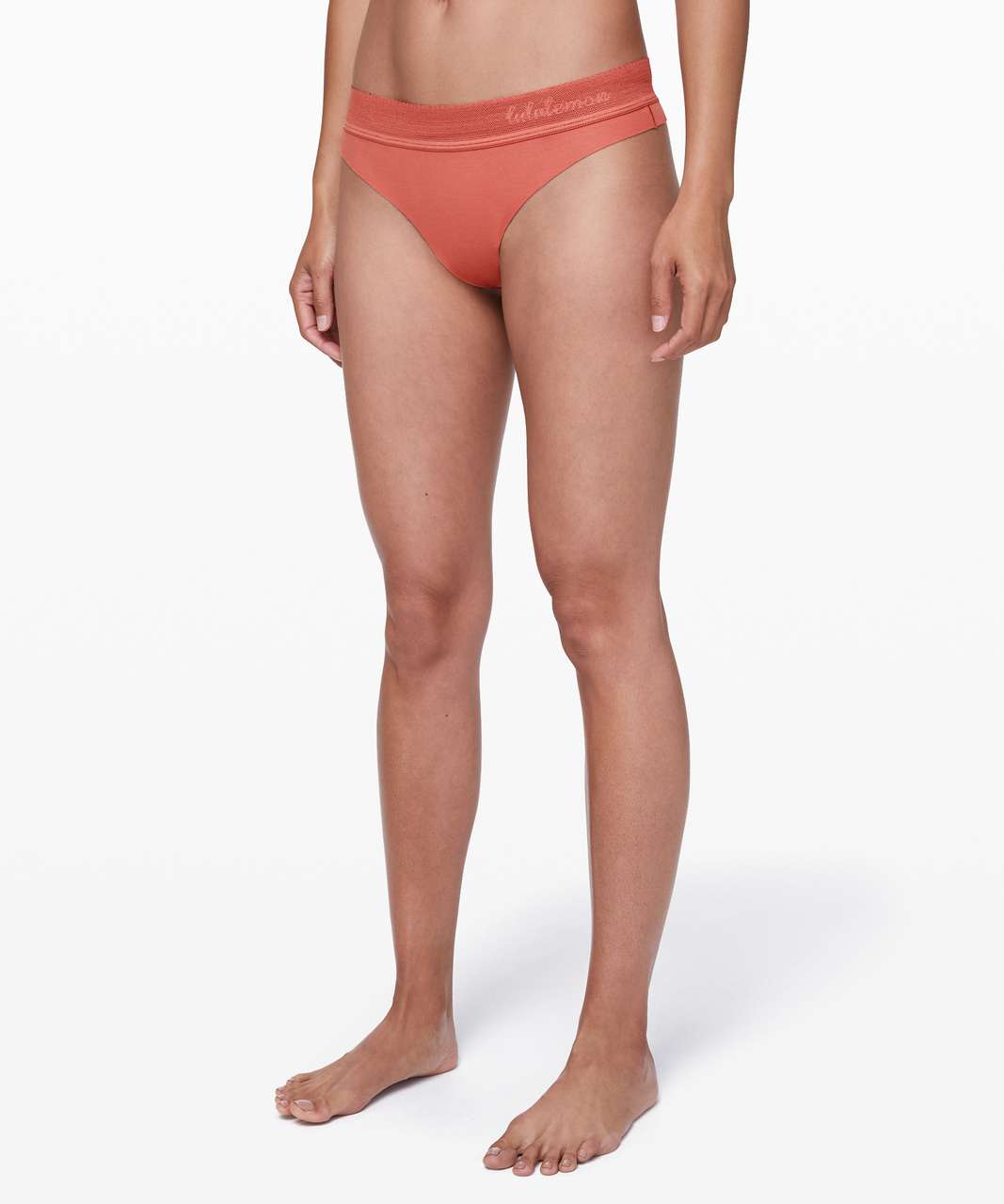 Lululemon Ever Essentials Thong - Rustic Coral