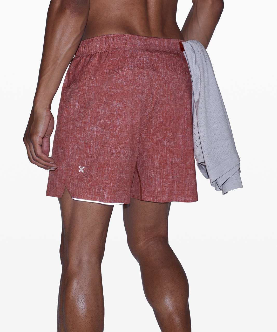 Lululemon Surge Short *Liner 6" - Sunbleached Cayenne Multi