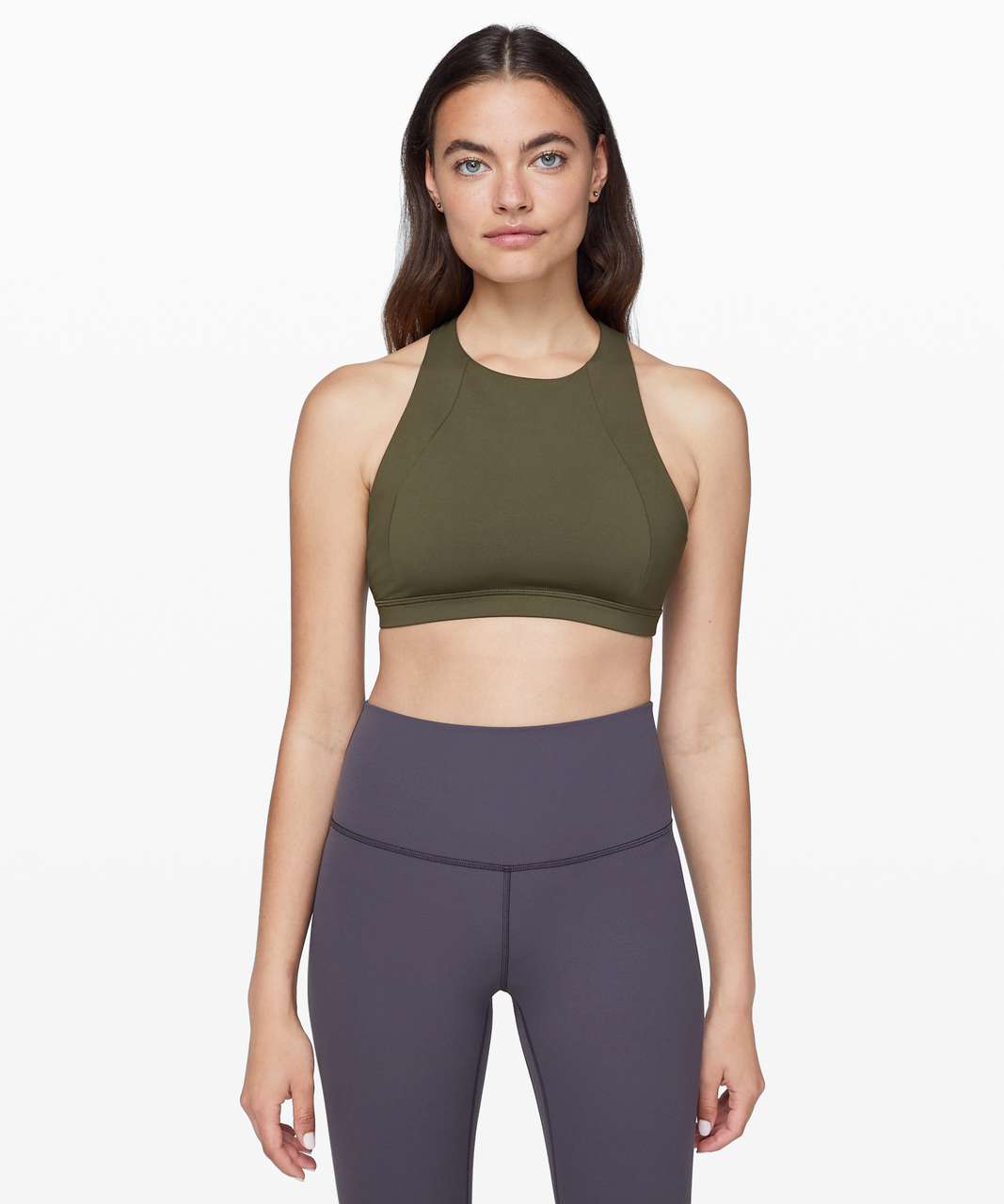 Lululemon Free To Be Serene Bra *High Neck - Ice Cap - lulu fanatics