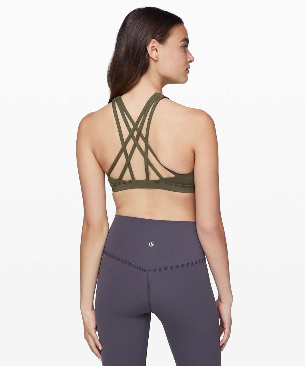 Lululemon Free To Be Serene Bra *High Neck - Sage