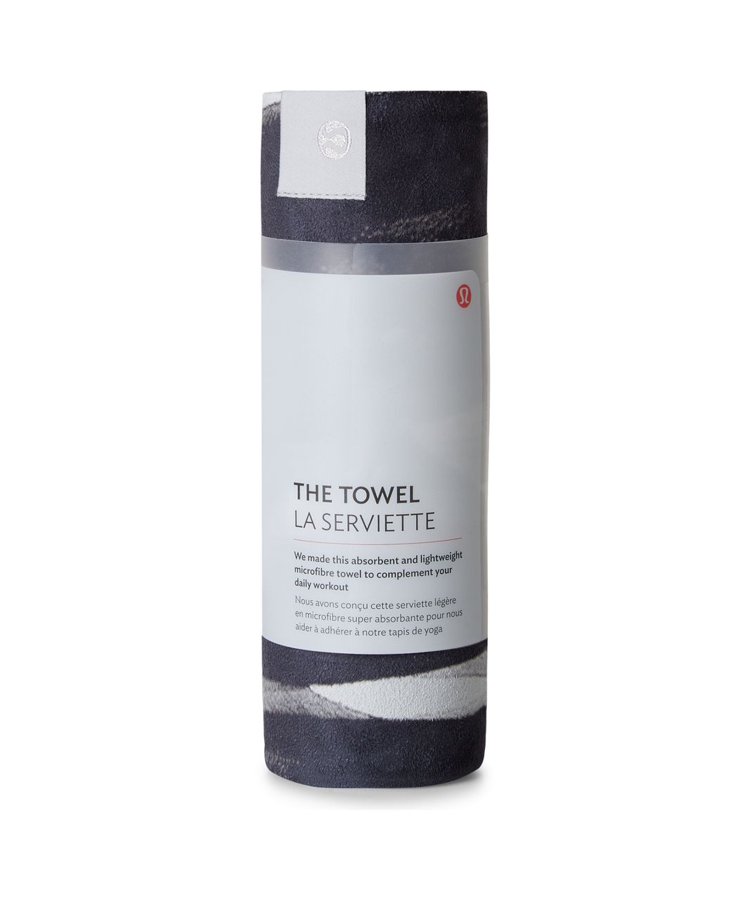 Lululemon The Towel - Brush Stream Silver Spoon Black