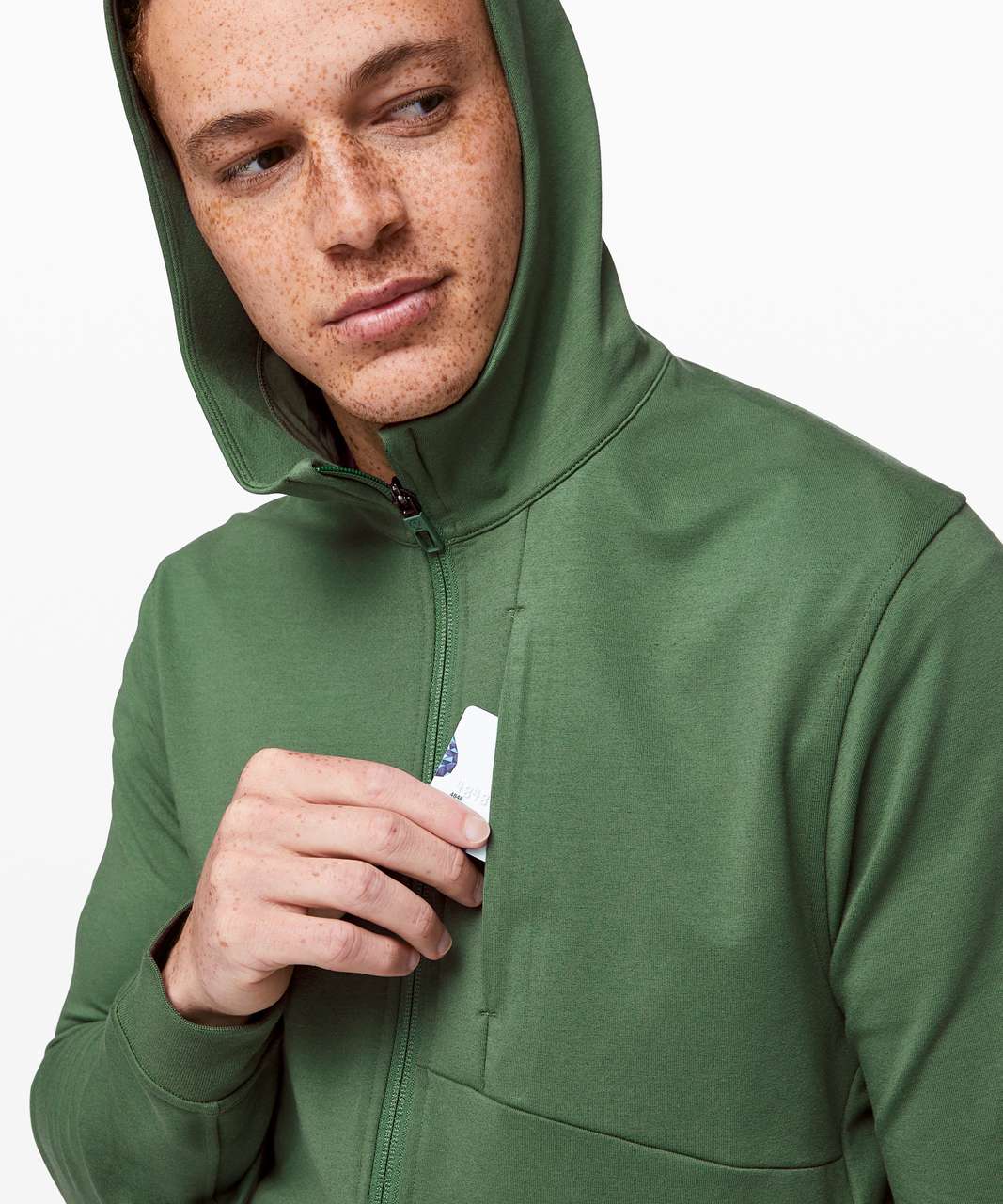 Lululemon City Sweat Zip Hoodie - Green Haze - lulu fanatics