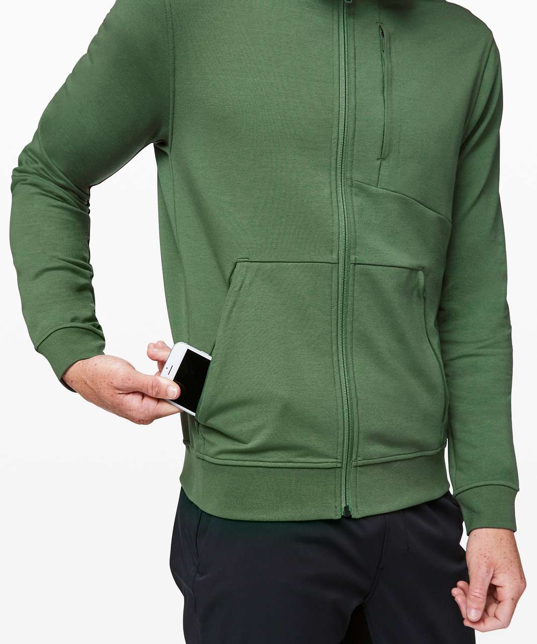 Lululemon City Sweat Zip Hoodie - Green Haze