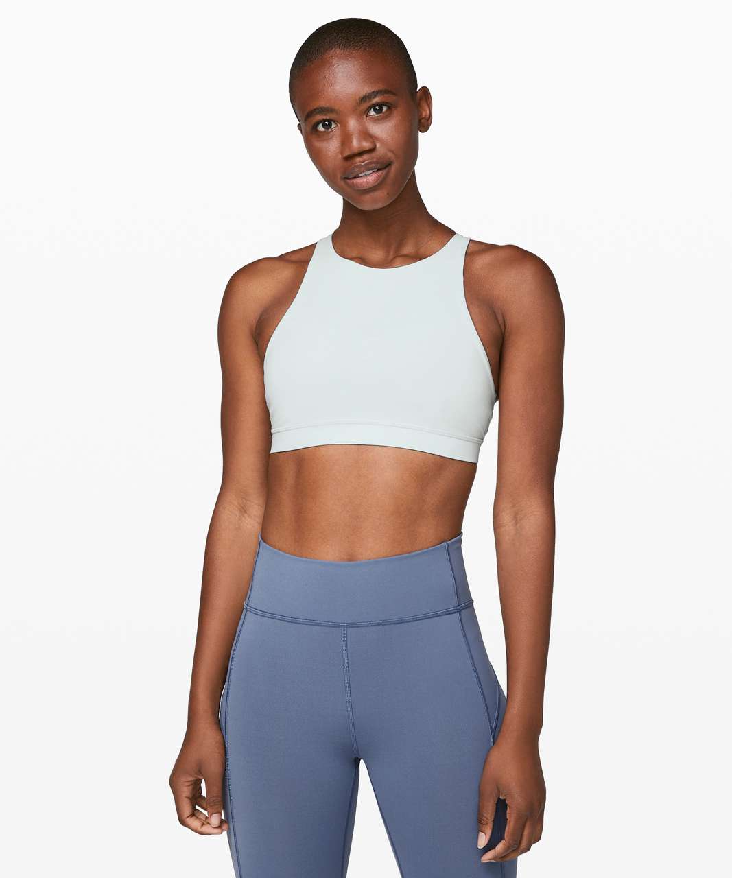 Lululemon Energy Bra *High Neck - Almost Blue