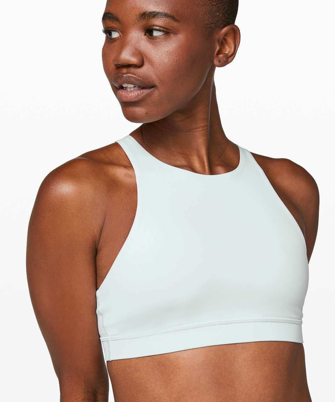 Lululemon High Neck Sports Bra Blue Size 6 - $30 (55% Off Retail) - From  skylar