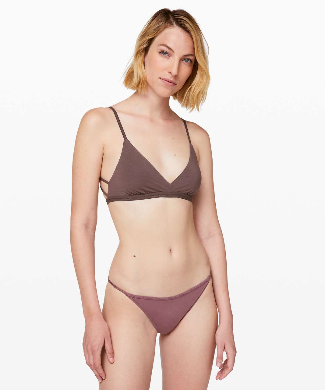 Lululemon Simply Strappy Bralette - Cherry Cola