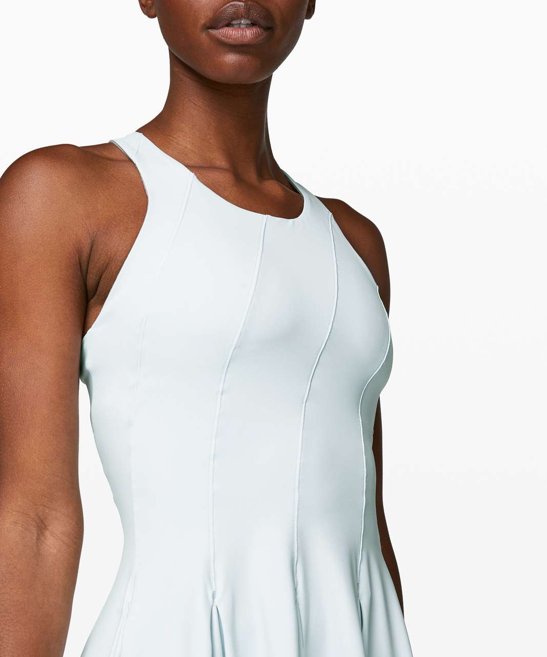 Lululemon Everlux Short-Lined Tennis Tank Top Dress 8 - White - lulu  fanatics