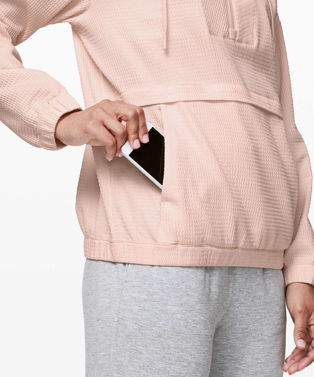 Lululemon Pack Light Pullover - Butter Pink - lulu fanatics