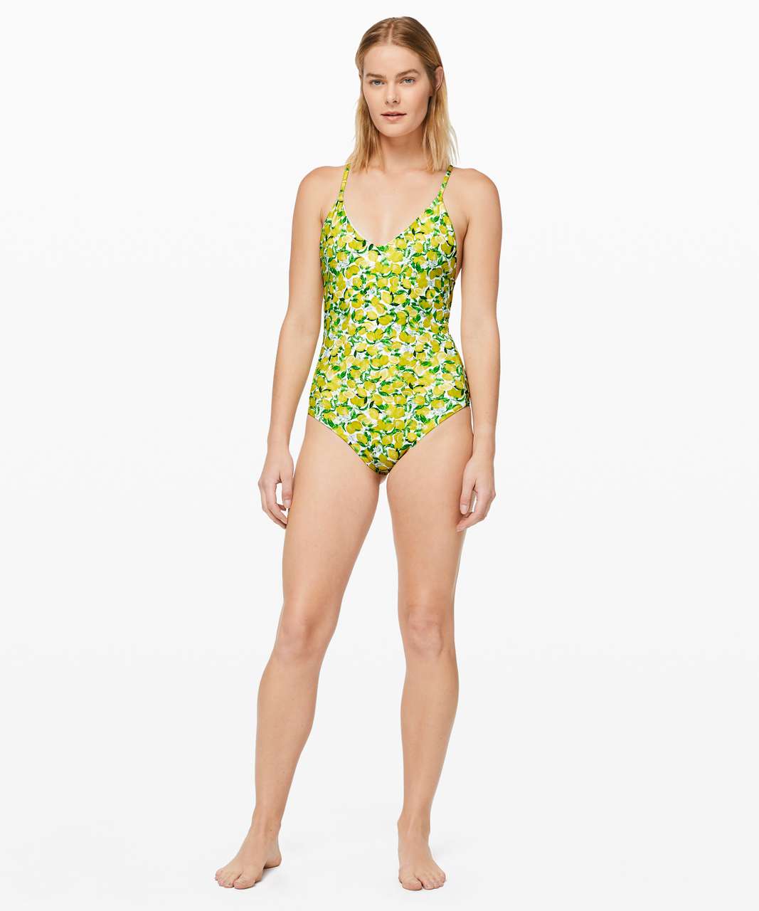 Lululemon Weave The Waves One Piece - LuluLemons White Multi