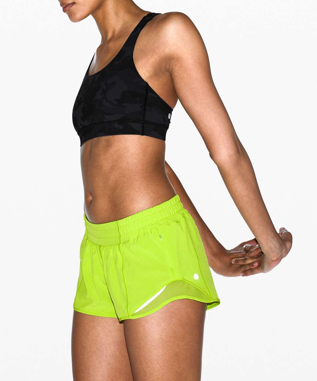 Lululemon Hotty Hot Short II *2.5" - Lime Pop