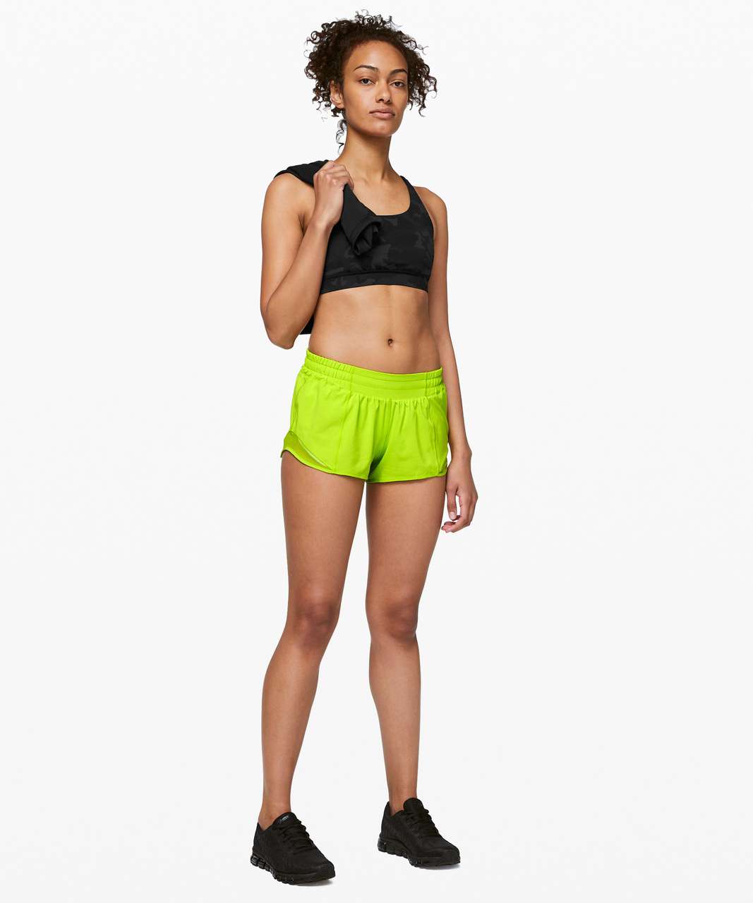 Lululemon Hotty Hot Short II *2.5" - Lime Pop