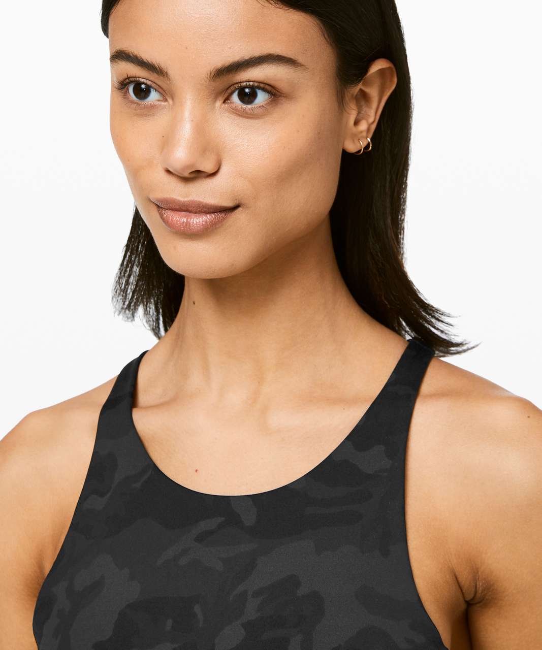 Lululemon Free To Be Bra *High Neck - Incognito Camo Multi Grey - lulu  fanatics