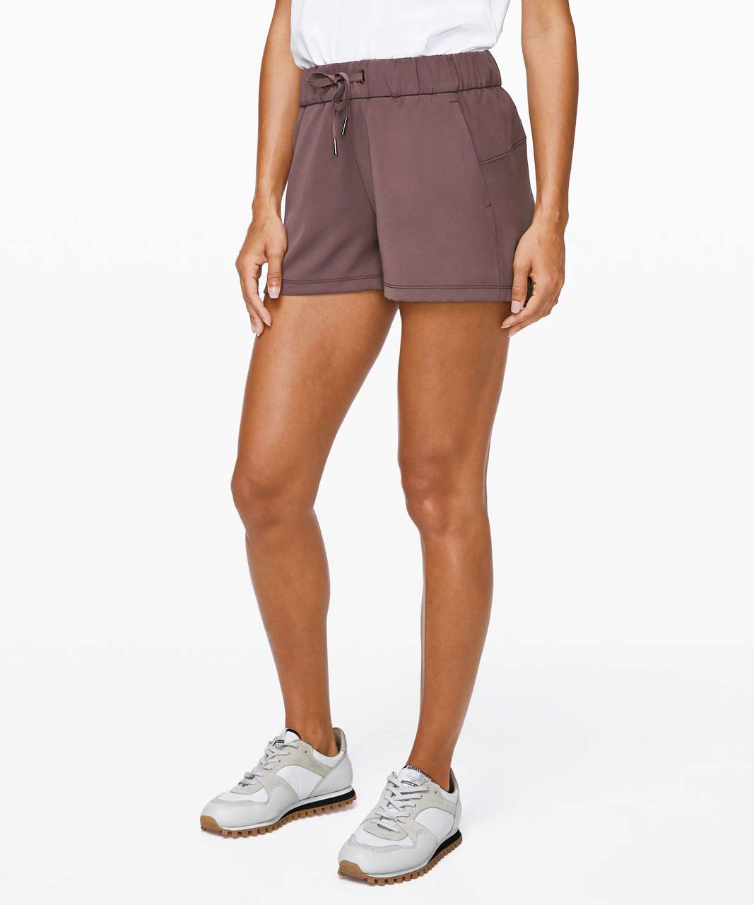 Lululemon On The Fly Short *Woven *2.5" - Cherry Cola