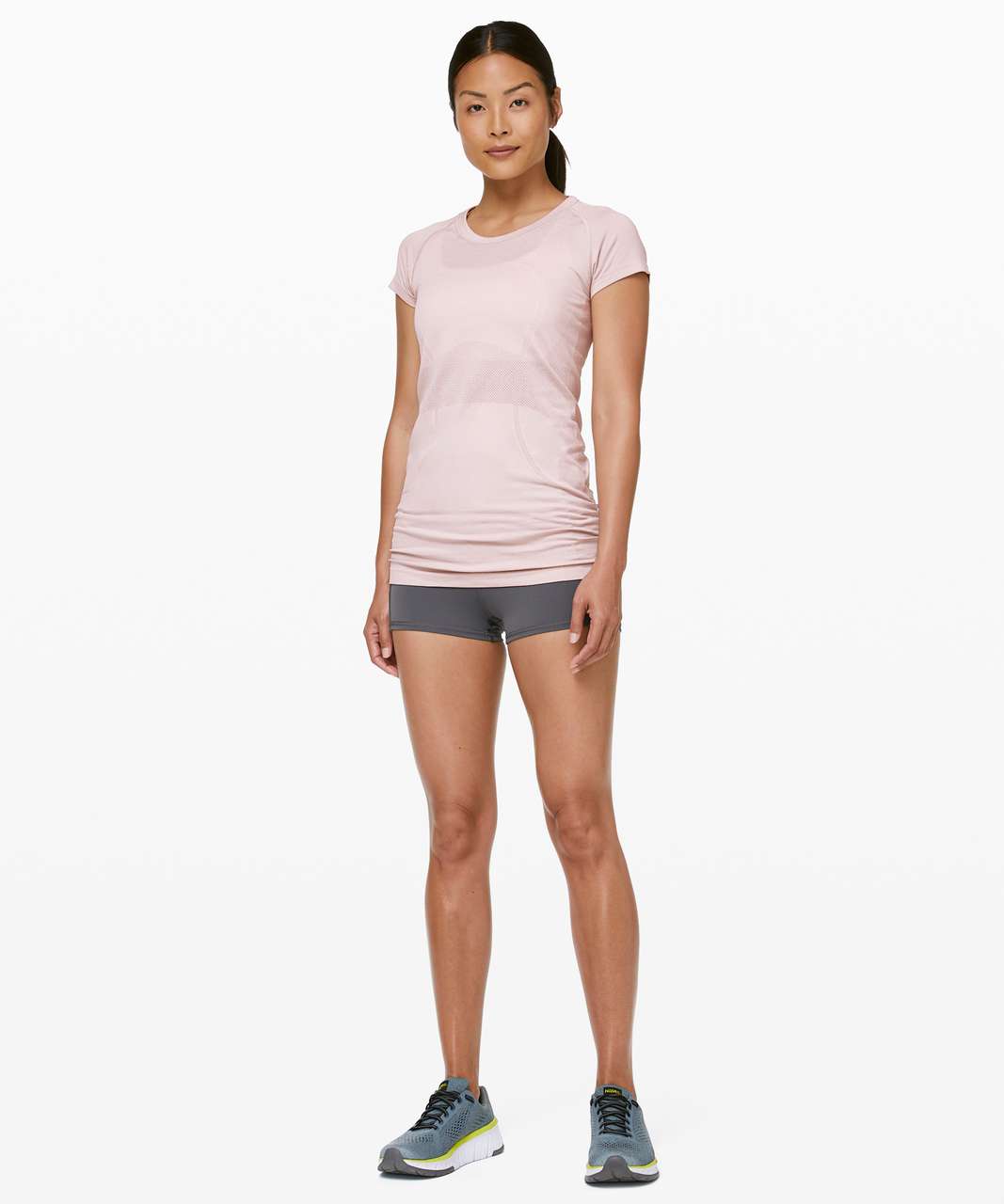 Lululemon Swiftly Tech Short Sleeve Crew - Pink Bliss / Pink Bliss ...