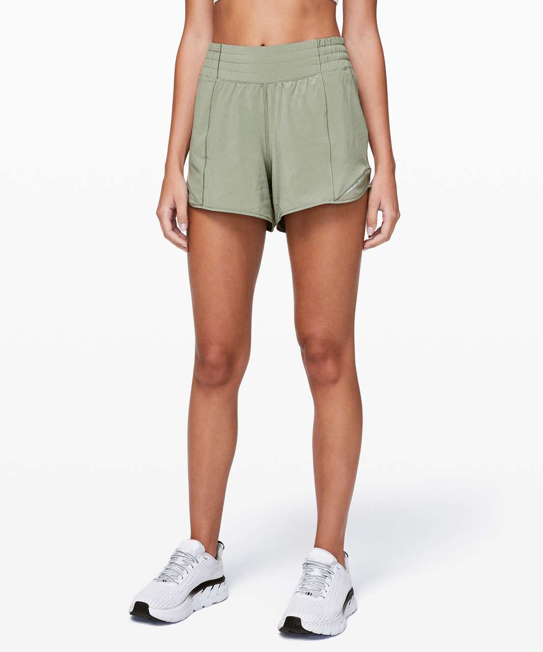 Lululemon Hotty Hot Short *High-Rise Long 4 - Hype Stripe Raceway