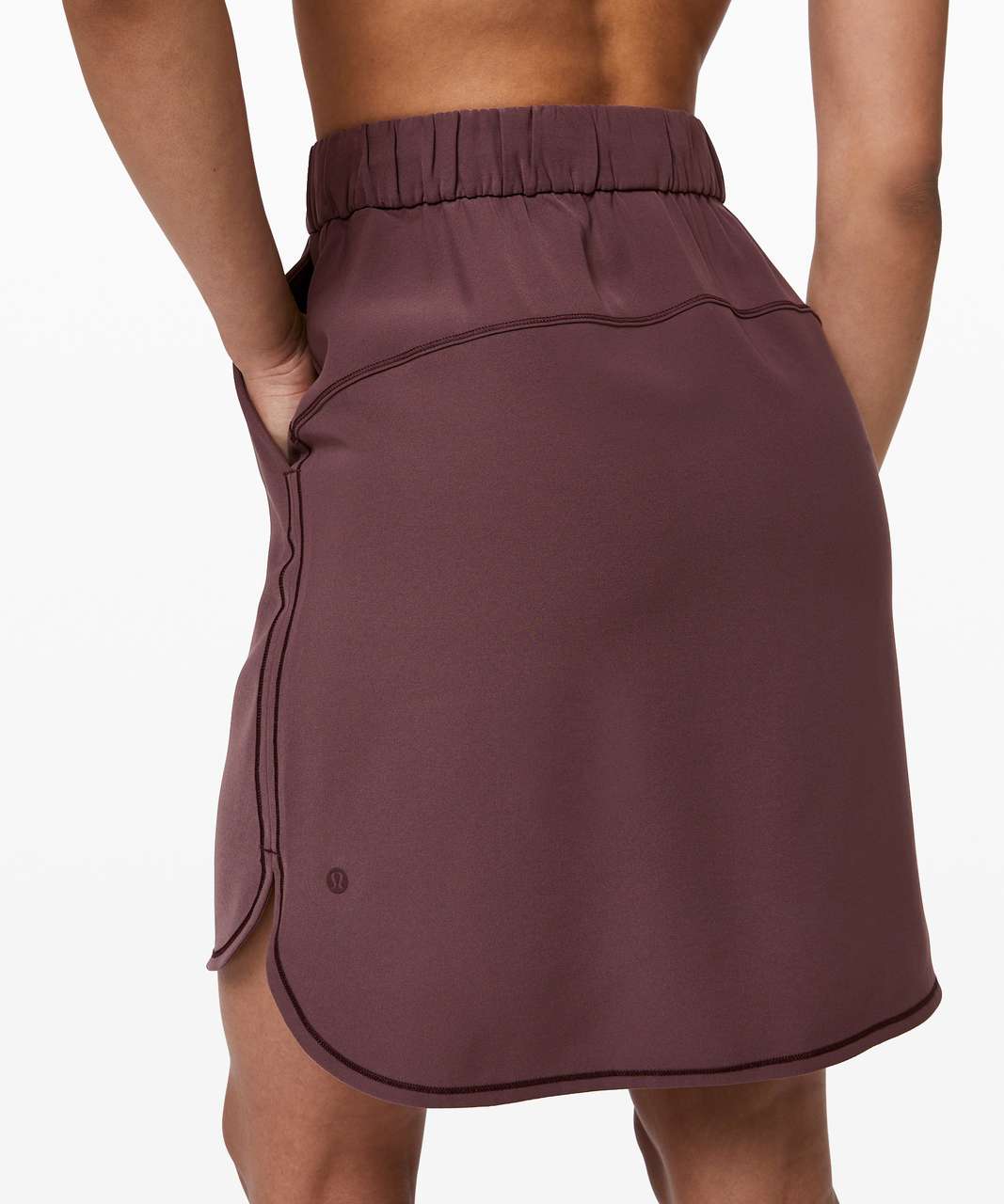 Lululemon On The Fly Skirt *Woven - Cherry Cola