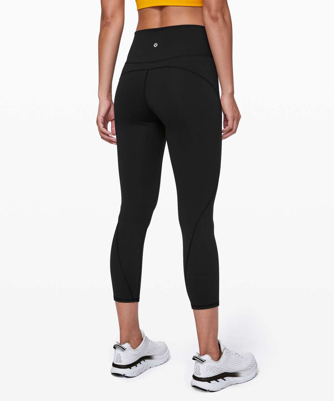 Lululemon In Movement Crop 23 - Black - lulu fanatics