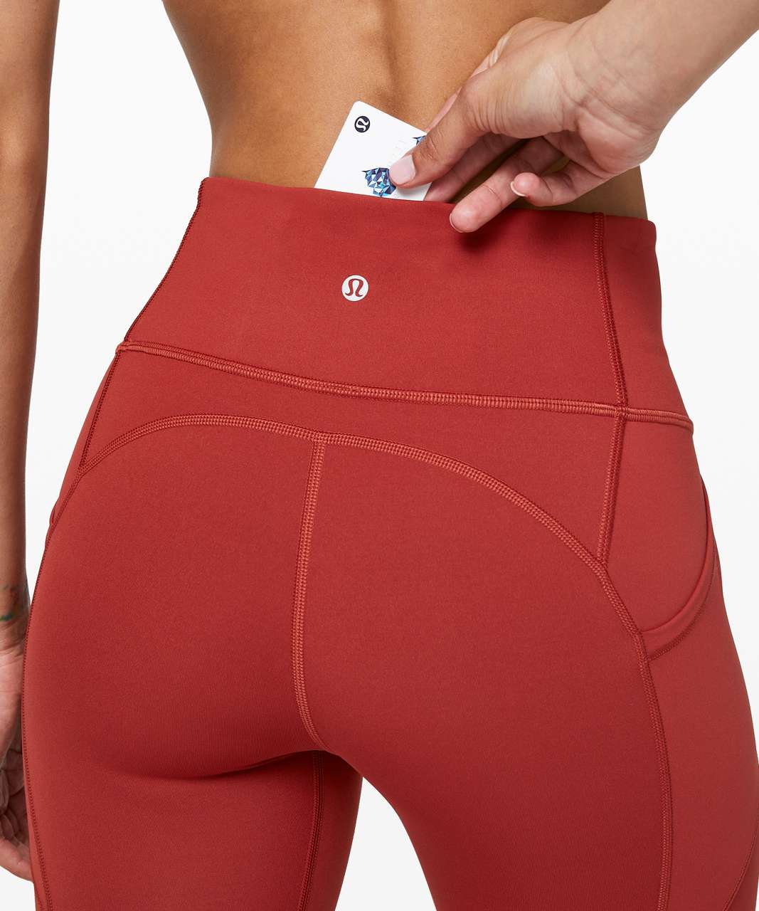 Lululemon Size 2 All the Right Places Crop 23 Red India