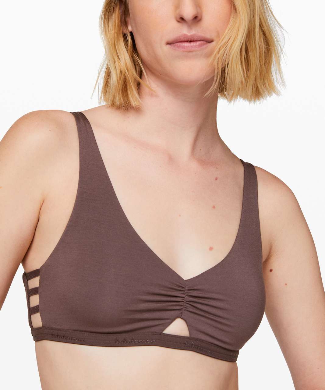 Lululemon Simply Gathered Bralette - Cherry Cola