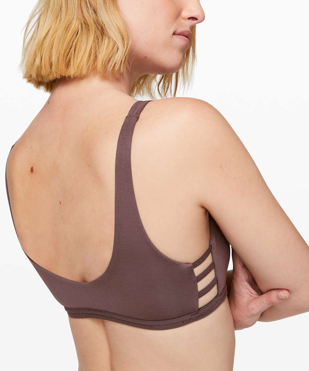 Lululemon Simply Gathered Bralette - Cherry Cola